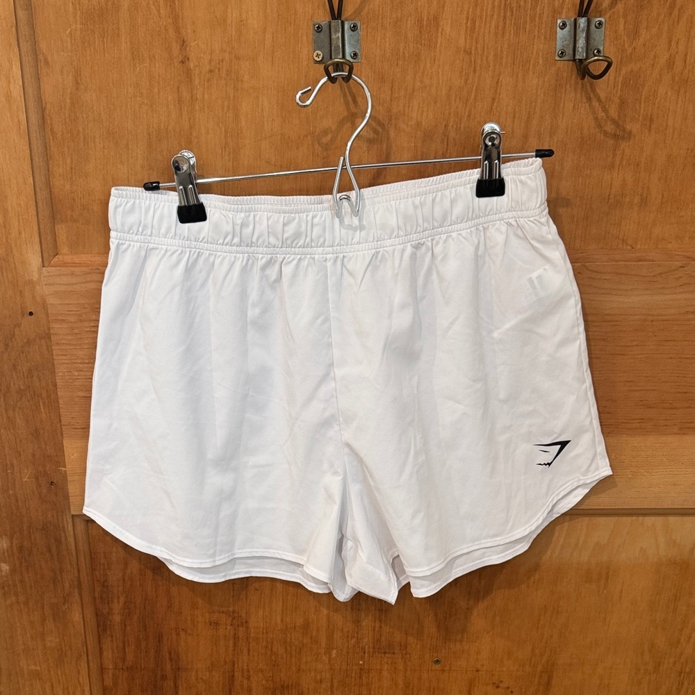 Gymshark White Women's Athletic Shorts (SOLD!!)